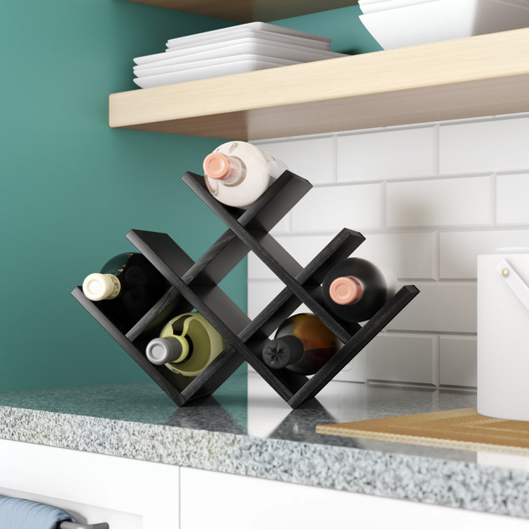 Standing discount bottle rack